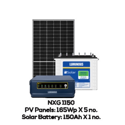Solar Off Grid Combo – 850 VA (BIS Certified)
